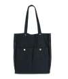 KI3215 Kimood Washed Cotton Bag with Pockets Washed Black colour image